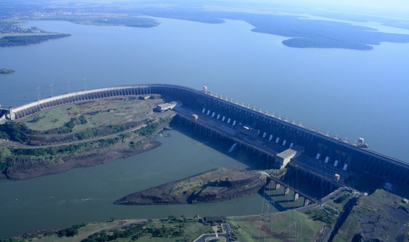 Itaipú Dam on the Paraná River